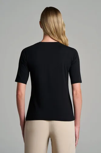 Vista 3 de Camiseta de manga corta para mujer - Protección solar UPF 50+ - Morada Negro