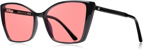 Vista 13 de Gafas de Bloqueo de Luz Azul para Mujeres, de Gran Tamaño con Estilo Ojo de Gato para Computadora y Videojuegos Antirreflejos y Anti-UV RF6204 Verde