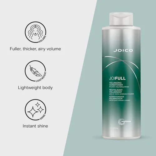Vista 3 de Joico JoiFULL Volumizing Set For Fine, Thin Hair Add Instant Body Long-Lasting Fullness For Thicker Bouncier Hair Boost Shine With Lotus