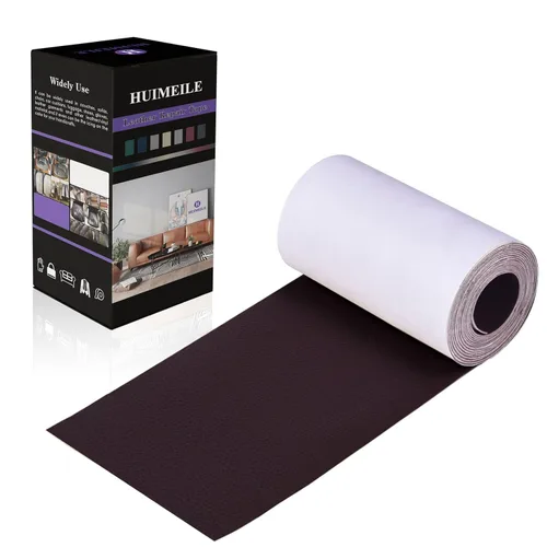 Vista 8 de Cinta de parche de reparación de cuero de 4 x 60 pulgadas, cinta autoadhesiva fuerte para muebles, sofás, sillones, asientos de automóvil, armarios
