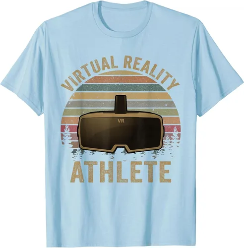 Vista 39 de Virtual Reality Athlete for VR Gamers Camiseta Asphalt Grey