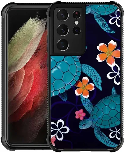 Vista 60 de Funda compatible con Samsung Galaxy S21, diseño de elefantes africanos, diseño increíble a prueba de golpes, antiarañazos, carcasa trasera
