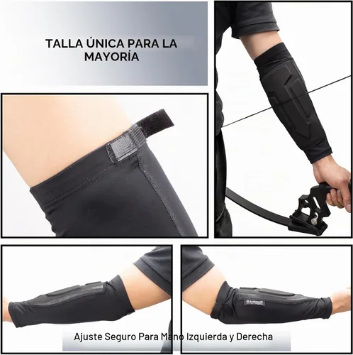 Vista 8 de Protector de brazo de tiro con arco, manga de enfriamiento para brazo con cobertura completa, diseño de antebrazo para mano derecha izquierda