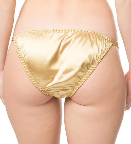 Vista 3 de Satini Tanga Bikini Bragas de satén para mujer