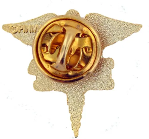 Vista 2 de PinMart s Caduceus - Pin de solapa esmaltado para enfermería, insignia ideal para CNA, accesorios de asistente médico, insignia de enfermera
