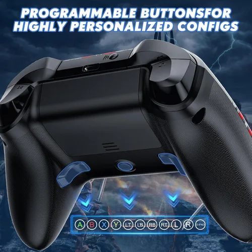 Vista 4 de Gamrombo Wireless Controller Replacment for Xbox Special Edition Wireless Gaming Controller,Compatible with Xbox One,Xbox Series XS,X,PCSteamMac