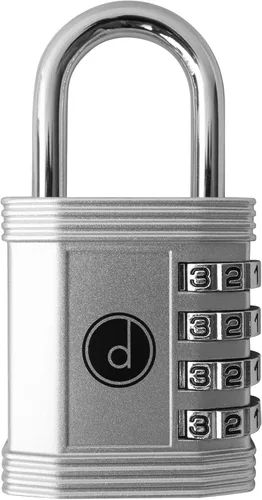 Vista 18 de Candado: cerradura de 4 dígitos de combinación para lockers de gimnasios, deportes, escuelas & empleados, aire libre, vallas y almacenamientos. Todo