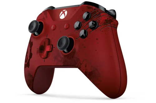 Vista 2 de Xbox Wireless Controller - Gears of War 4 Crimson Omen Limited Edition (Renewed)