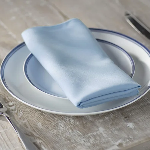 Vista 43 de LA Linen Paquete de 10 servilletas de popelina de poli, servilletas de tela suave, servilletas lavables y reutilizables, servilletas de mesa