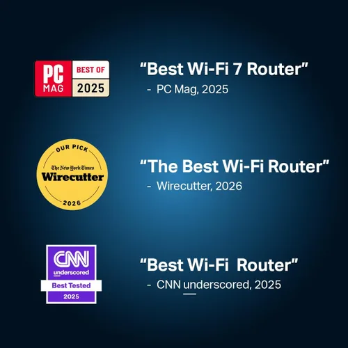 Vista 2 de TP-Link Dual-Band BE3600 Wi-Fi 7 Router Archer BE230 4-Stream Puertos 2×2.5G + 3×1G, USB 3.0, Quad Core de 2.0 GHz, 4 Antenas VPN, EasyMesh
