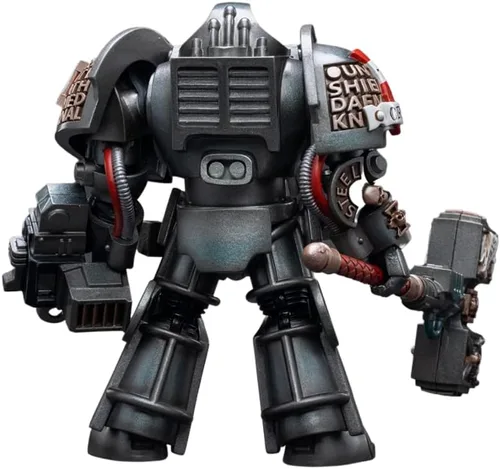 Vista 3 de JOYTOY Warhammer 40,000 figuras de acción 1/18 Grey Knights Terminators Caddon Vibova Collection Modelo Regalos de cumpleaños Pre-Order