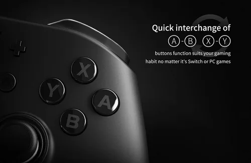 Vista 5 de GuliKit Kingkong 2 Wireless Bluetooth ControllerNo Stick Drift for NS Switch Windows PCMacOSAndroidiOSGamepad with JoysticksSelf-learning