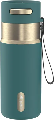Vista 17 de Contigo Autoseal - Botella de agua de acero inoxidable con aislamiento al Terra Champagne