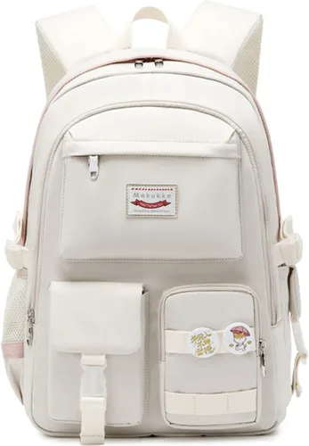 Vista 13 de Makukke - Mochilas escolares para adolescentes, mochilas para computadora portátil de 15.6 pulgadas, mochilas universitarias lindas, mochilas
