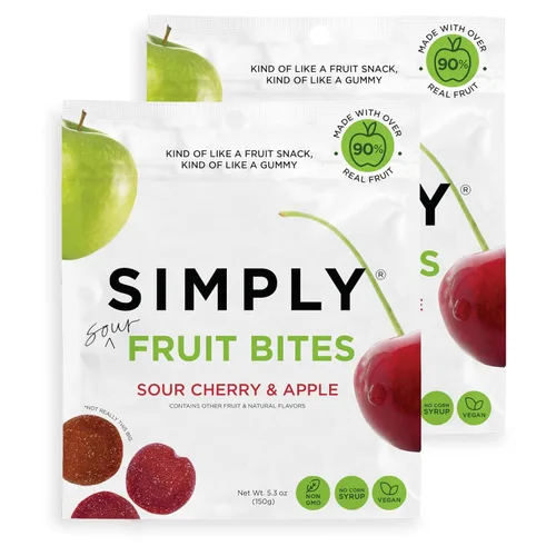 Vista 12 de Gominolas SIMPLY Really Real Hechas con fruta real Paquete variado 1.8 oz (paquete de 8) Sin azúcar de caña + Sin gluten + Kosher