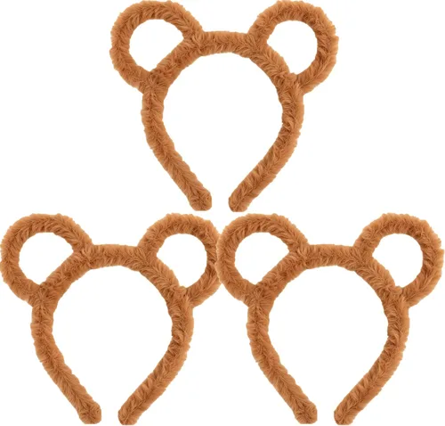 Vista 8 de KICOSY Diadema de orejas de animal de felpa, accesorios para el cabello Rana