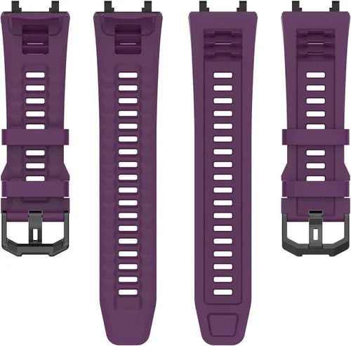 Vista 7 de E ECSEM Correa compatible con Amazfit T-Rex 2 - Correa de repuesto de silicona suave para reloj inteligente Amazfit T-Rex 2, accesorios