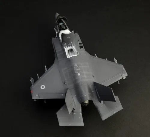 Vista 4 de Italeri -2810 F-35 B Lightning II Versión STOVL, escala 1:48, kit de modelo, modelo de plástico para montar, modelado, multicolor, IT2810