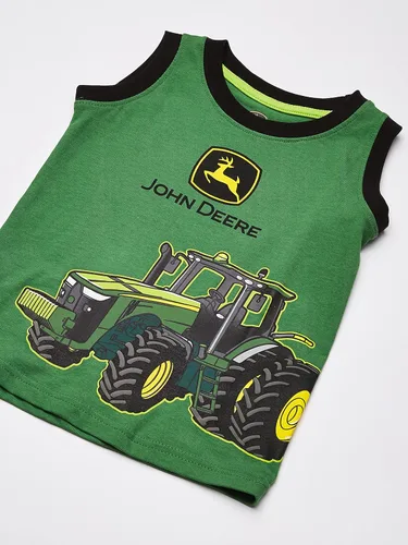 Vista 3 de John Deere Camiseta Muscle para niños pequeños
