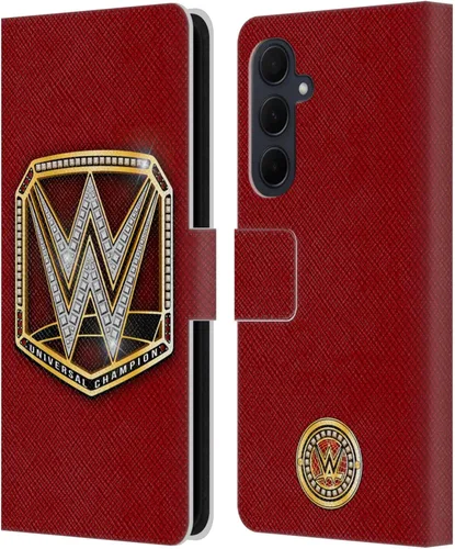 Vista 329 de Head Case Designs Officially Licensed WWE Cruiserweight Champion Title Belts Leather Wallet Case Compatible with Samsung Galaxy A07 4G Campeón