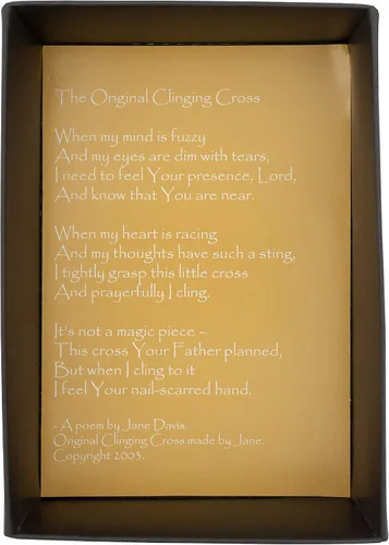 Vista 4 de VILLAGE GIFT IMPORTERS The Original Clinging Cross © de Not So Plain Jane (Shiny Copper)