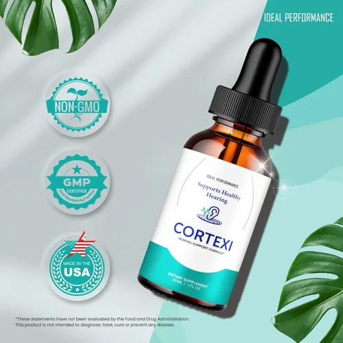 Vista 4 de IDEAL PERFORMANCE Cortexi - Alivio de tinnitus para gotas de oído zumbido, suplemento de apoyo auditivo Cortexi, gotas líquidas, máxima fuerza