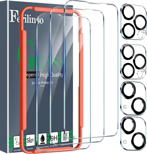 Vista 25 de Ferilinso [Instalación Automática de Polvo] Pack de 3 Protectores de Pantalla de Privacidad para Google Pixel 10 Pro XL, Accesorios Compatibles