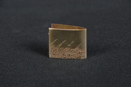 Vista 6 de Solid Brass Habaki Ferrule Collar Replacement Accessory for Katana DIY