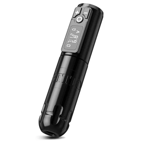 Vista 12 de Ambition Soldier - Bolígrafo rotativo de batería para tatuajes con cartucho, máquina de tatuaje con motor sin núcleo de 2400 mAh, fuente