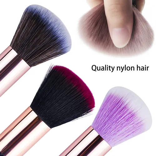Vista 4 de Cepillos de uñas para decoración de uñas, cepillo de limpieza de uñas, cepillo de rubor, brochas de maquillaje, cepillo de polvo de uñas, cepillo