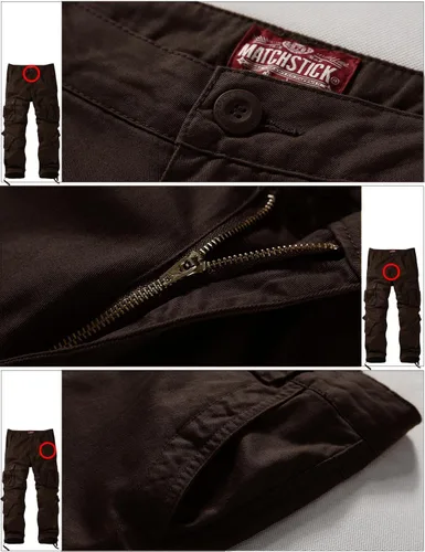 Vista 5 de Match - Pantalón Wild con bolsillos laterales para hombre