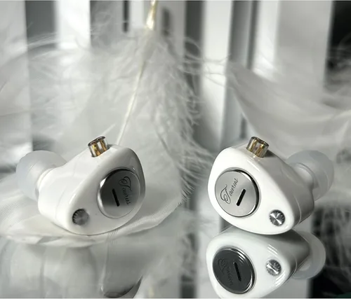 Vista 41 de KZ Castor - Auriculares intrauditivos, sonido de graves mejorado HiFi, IEMs aislantes de ruido ajustables, auriculares con cable de doble