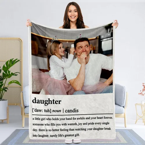 Vista 9 de Regalos de cumpleaños para mejores amigas, regalos de manta personalizada con foto y nombre, regalos de cumpleaños personalizados para mejores