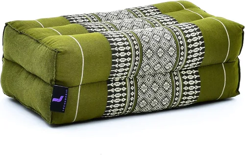 Vista 14 de Leewadee Bloque de yoga - Cojín de suelo para práctica de yoga, cojín de asiento de meditación para entrenamientos llenos de kapok CBT1 - Azul