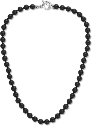 Vista 12 de GAVU Collar con cuentas anudadas a mano para hombre, Collar de cristal para hombres turquesa (African Turquoise)