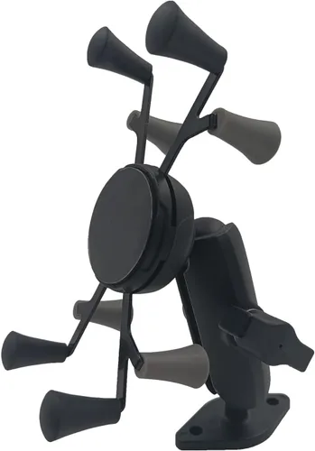 Vista 11 de Strg Soporte para teléfono con brazo de doble enchufe compuesto (mediano) compatible con componentes de bola RAM B de 1 pulgada, soporte de teléfono
