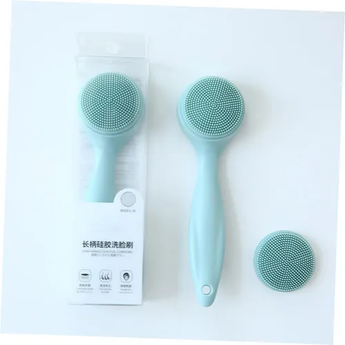 Vista 4 de 1 Unidades Cepillo de limpieza Cepillo de lavado facial Cepillo masajeador facial de silicona exfoliante facial Cepillo facial de silicona Cepillo
