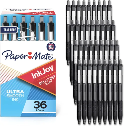 Vista 9 de Paper Mate InkJoy 100RT Bolígrafos retráctiles, punta mediana