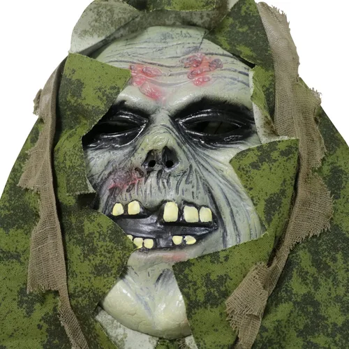 Vista 5 de Young Antelope Disfraz de zombi monstruo cosplay Halloween juegos de rol fiesta de disfraces forro polar verde con licencia oficial de star wars