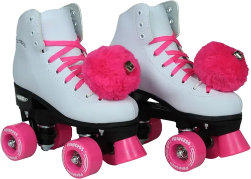Vista 3 de Epic Skates Pink Princess - Patines de cuatro ruedas para niñas