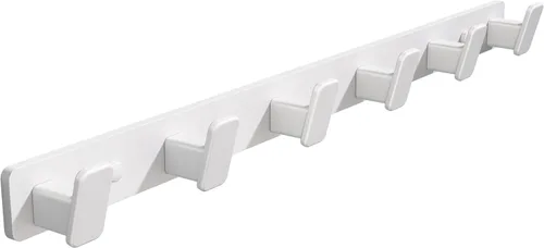 Vista 11 de Black Wall Mount Coat Rack, 5 Wall Hooks For Hanging Key Holder Hat Hooks Negro