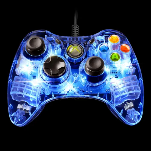 Vista 4 de PDP Afterglow Wired Controller for Xbox 360 - Blue
