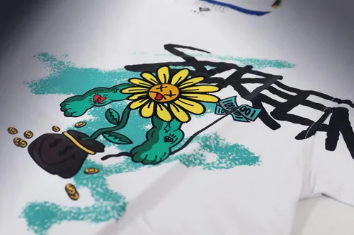 Vista 5 de SCREENSHOT Hip-Hop NYC Streetwear - Camiseta de alta calidad para hombre, diseño de parche de carreras urbanas universitarias con bordado de alta