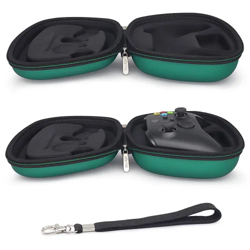 Vista 4 de sisma Travel Case Compatible with Official Xbox Series XS & Xbox Core Wireless Controller Hard Shell Storage Case Home Safekeeping Carrying Bag