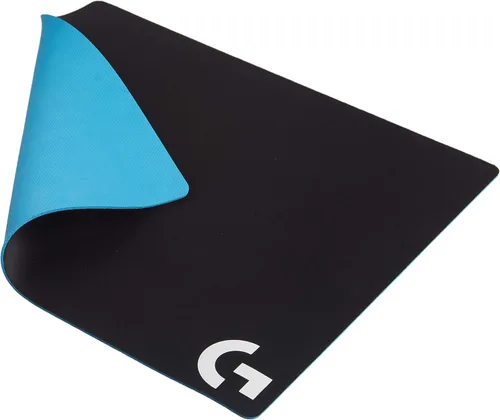 Vista 2 de Logitech G640 - Alfombrilla de mouse para juegos de tela, fricción superficial moderada, textura de superficie consistente, estable, enrollable