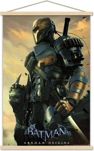 Vista 19 de Trends International DC Comics VIdeo Game - Póster de pared de Arkham Origins, 14.725 x 22.375 pulgadas, versión enmarcada de madera de granero