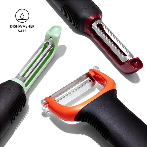 Vista 5 de OXO Good Grips - Juego de pelador de 3 piezas, remolacha, hinojo, ñame