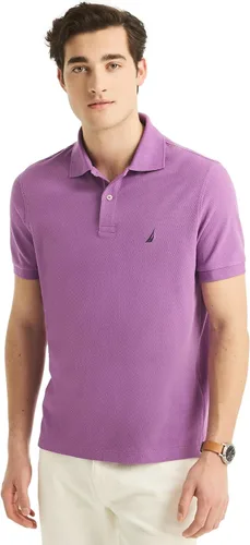 Vista 7 de Nautica playera polo clásica de mangas cortas, color sólido, para hombre