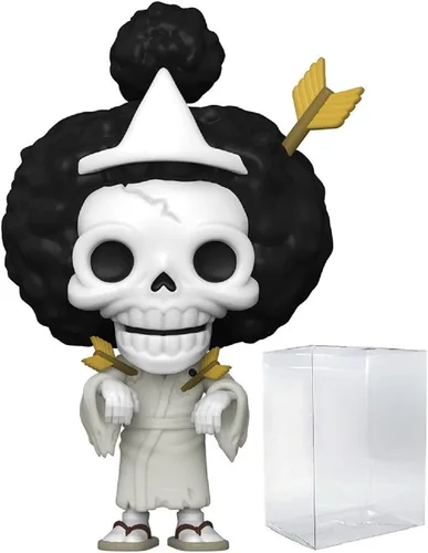 Vista 7 de POP One Piece - Brook [Bonekichi] Funko Pop! Figura de vinilo (paquete con funda protectora compatible con caja Pop Box), multicolor, 3.75 pulgadas