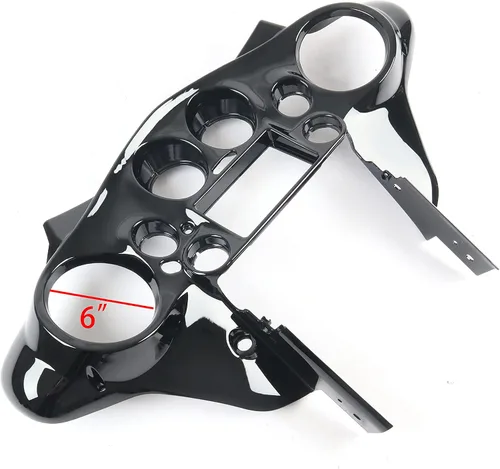 Vista 6 de Carenado interior doble DIN con kit de carenado de murciélago de altavoz de 6.5 pulgadas para Harley-Davidson Touring FLH 1998-2013